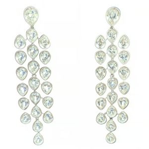 Swarowski Chandelier Sliver tone Earrings